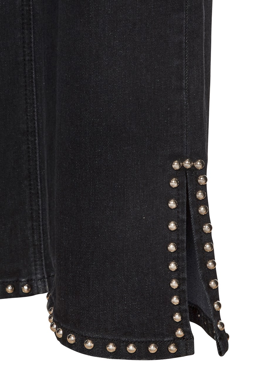 embellished split hem jeans 10 embellished split hem jeans