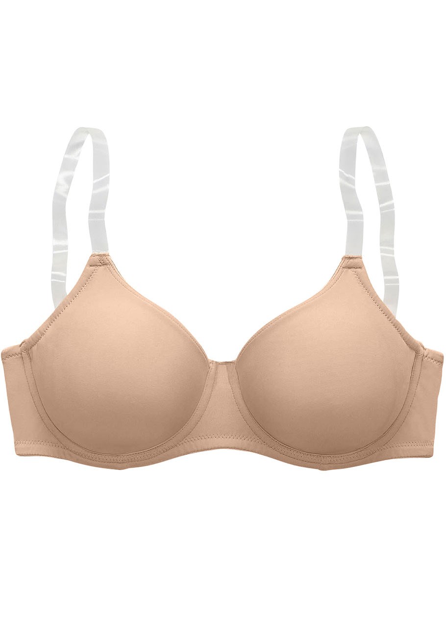 clear strap underwire t-shirt bra 30 clear strap underwire t-shirt bra