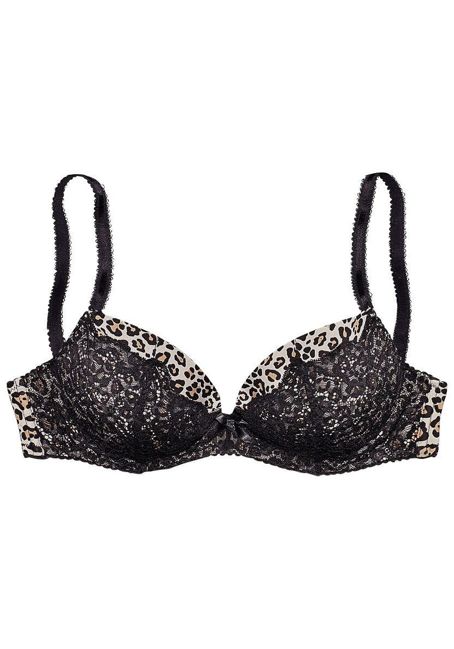 leopard lace push up bra 3 leopard lace push up bra