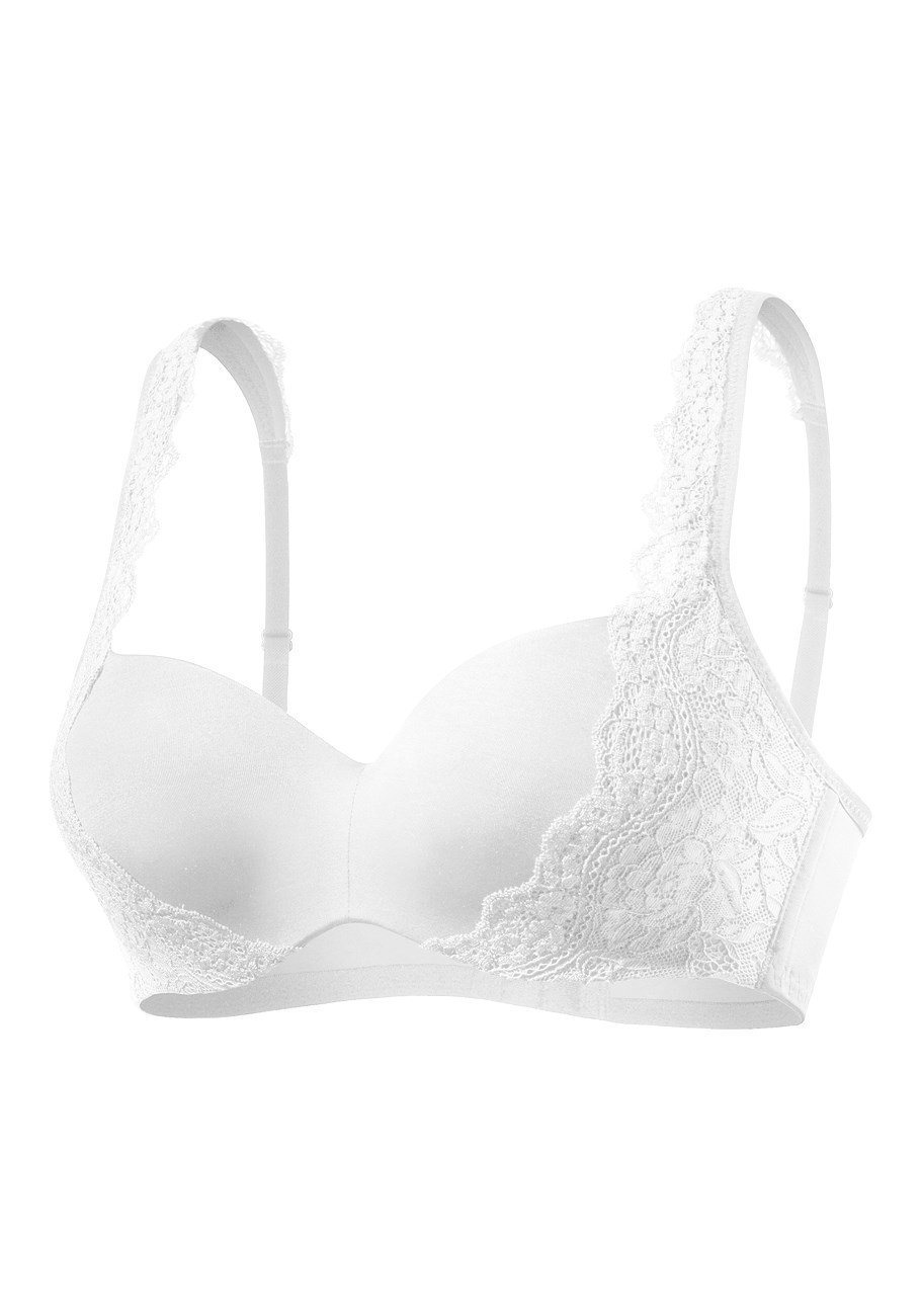 lace detail seamless t-shirt bra 3 lace detail seamless t-shirt bra
