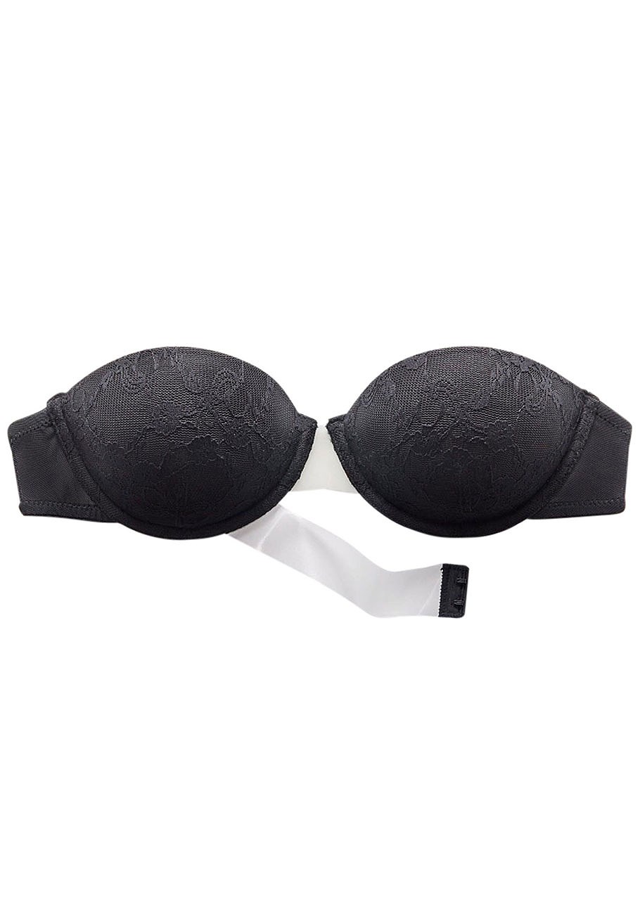 lace accent strapless bra 3 lace accent strapless bra