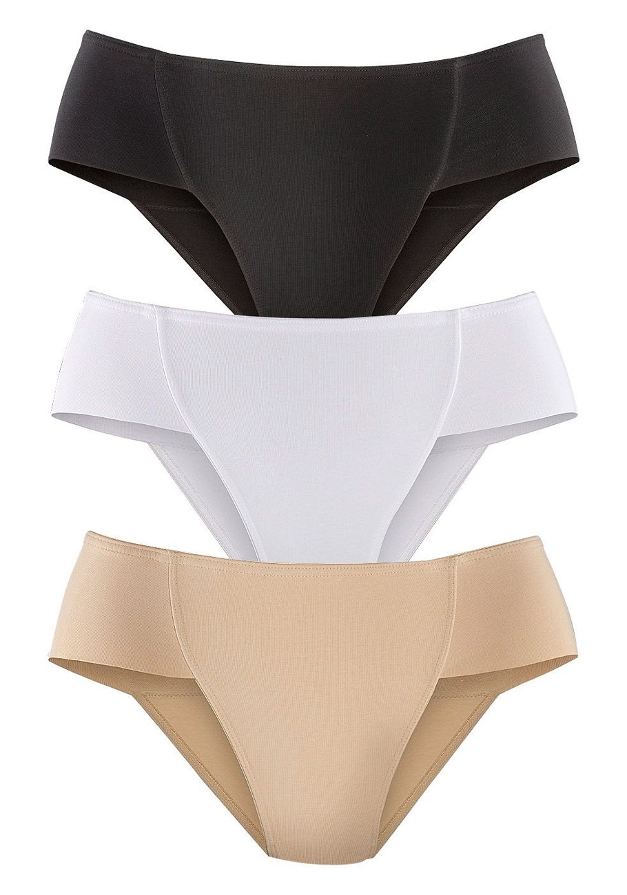 3 pk high leg control briefs