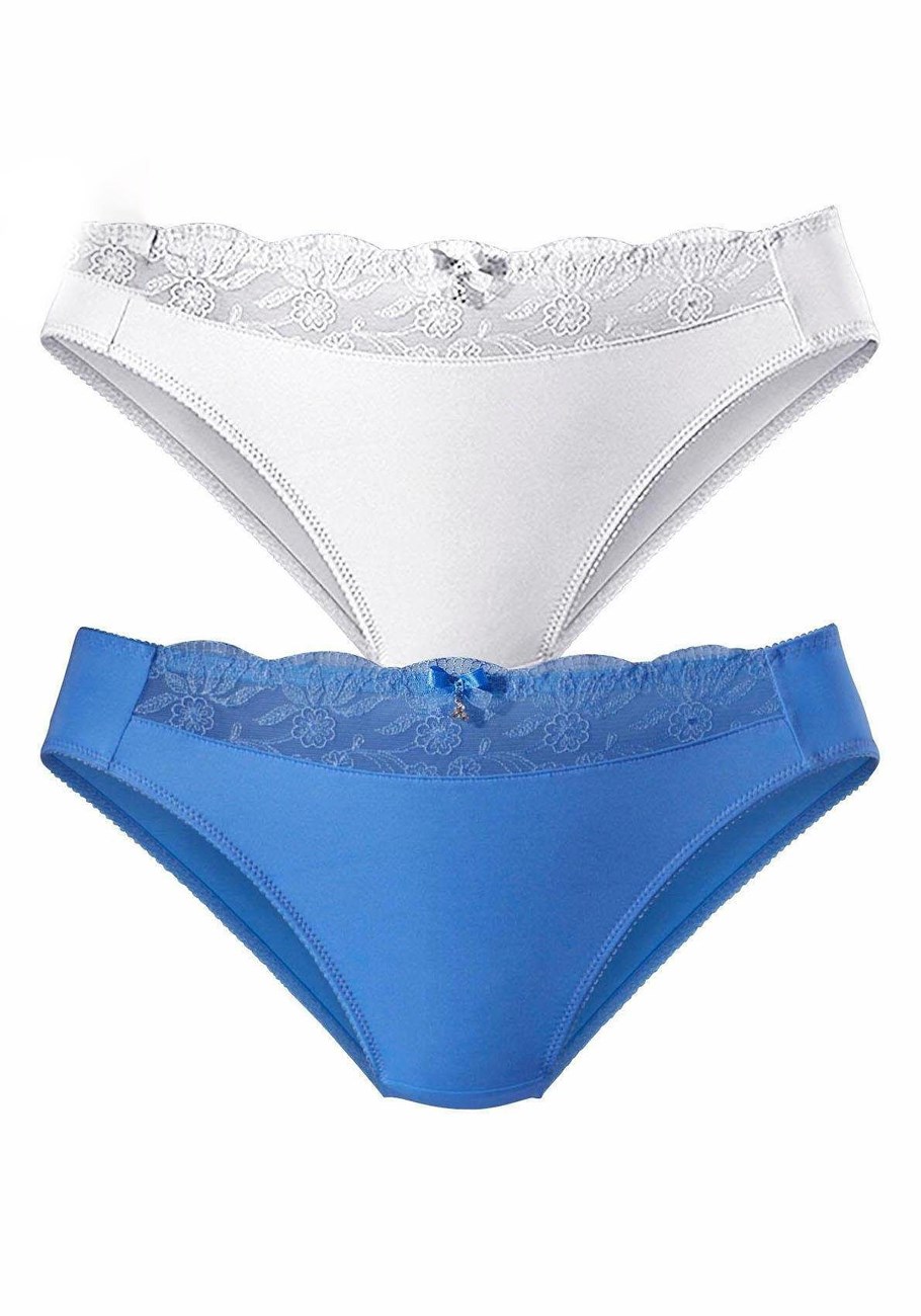 2 pk lace accent panties