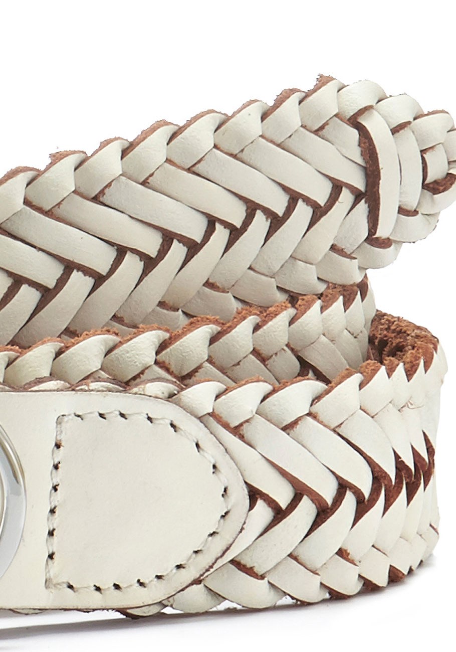 woven leather belt 14 woven leather belt