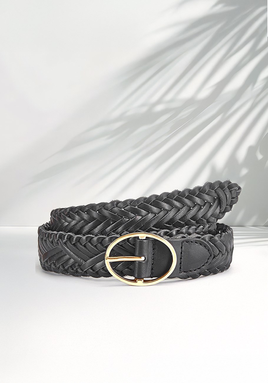 woven leather belt 16 woven leather belt