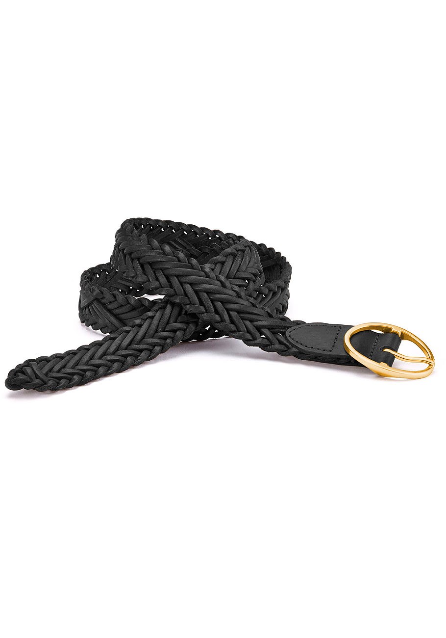 woven leather belt 17 woven leather belt