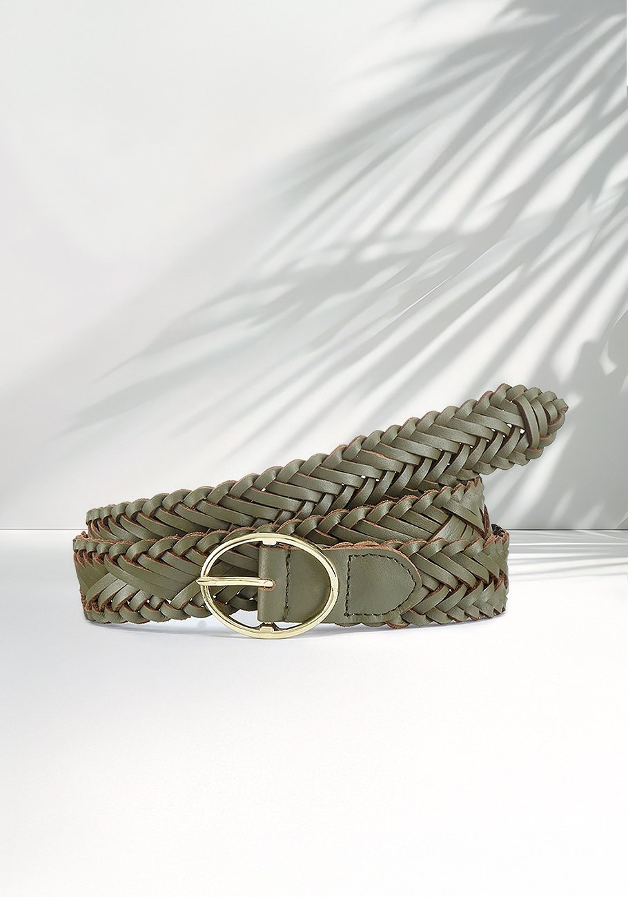 woven leather belt 24 woven leather belt