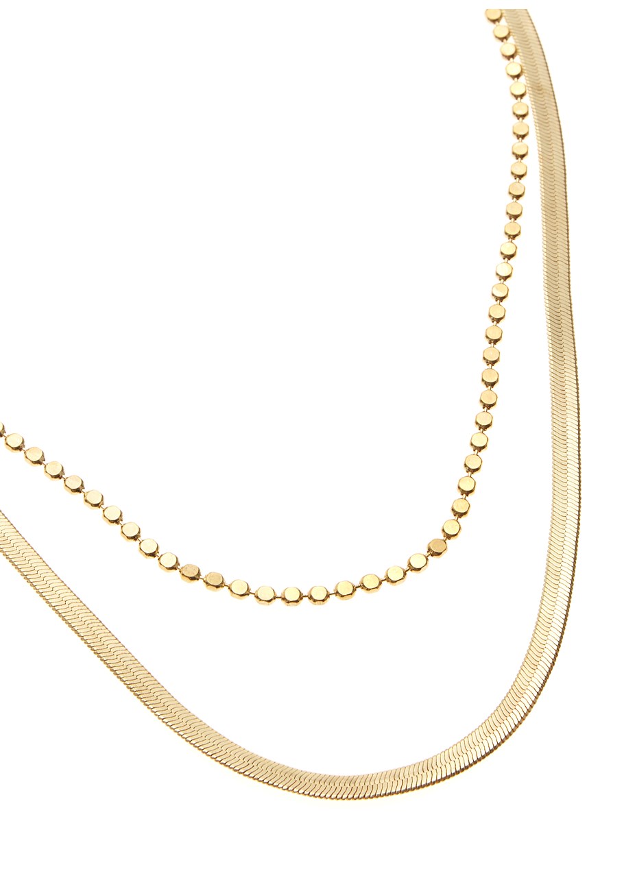 layered chain necklace