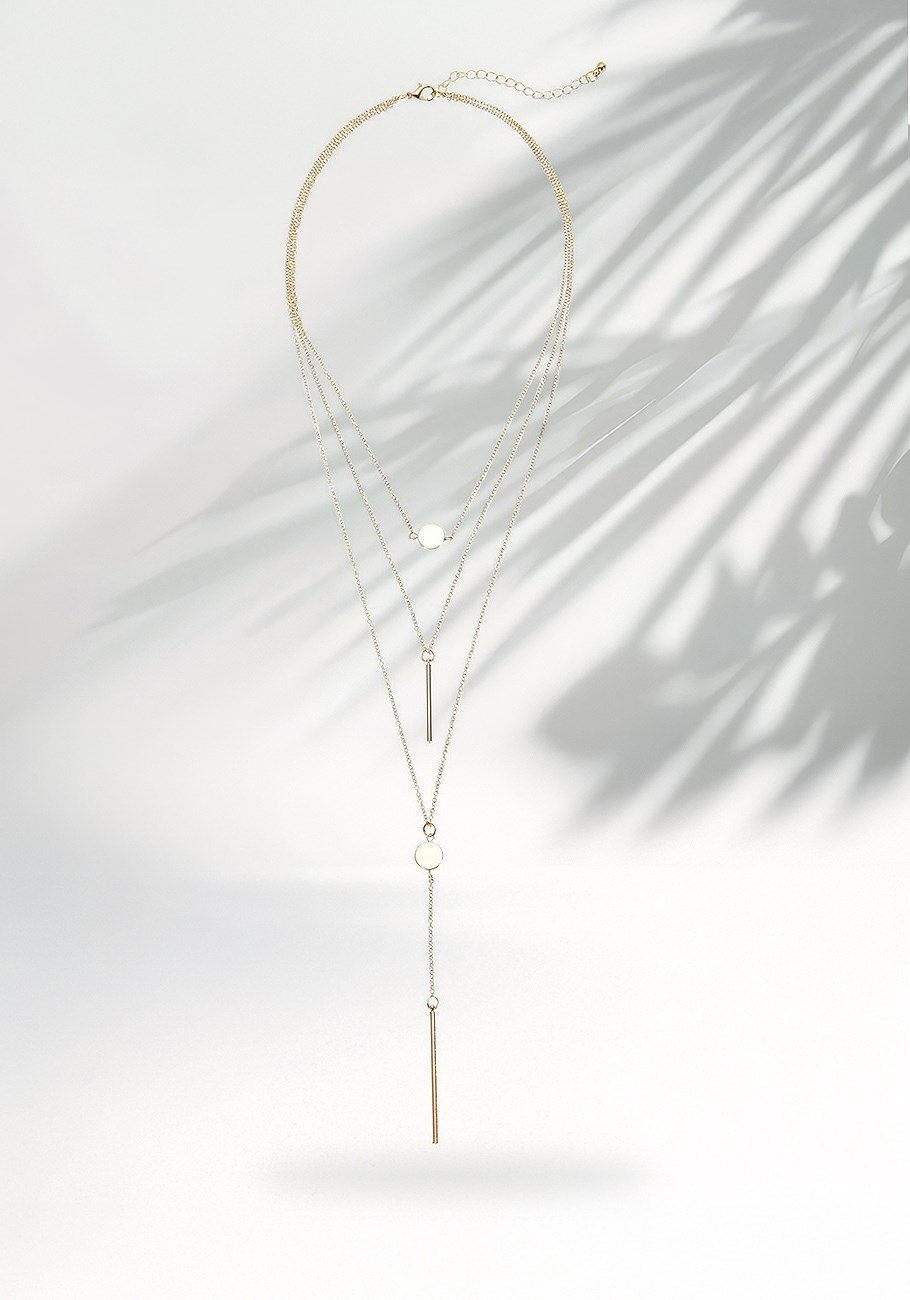 3 piece layered necklace set