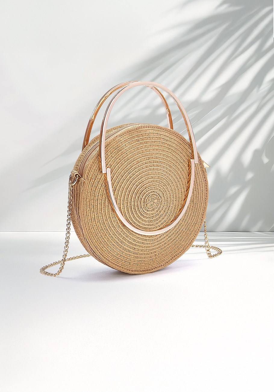 chic round handbag