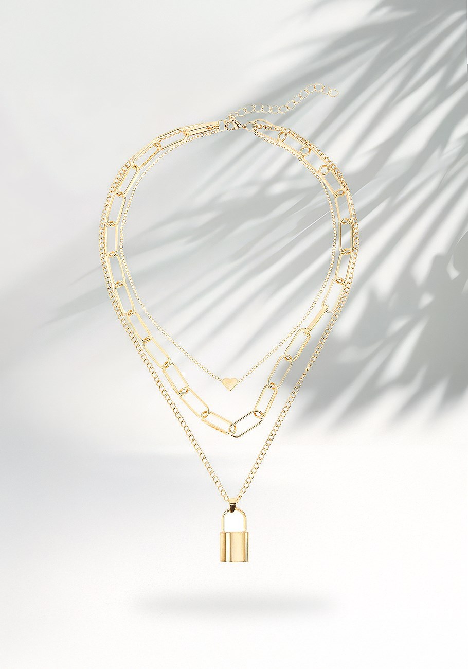 3 piece layered necklace