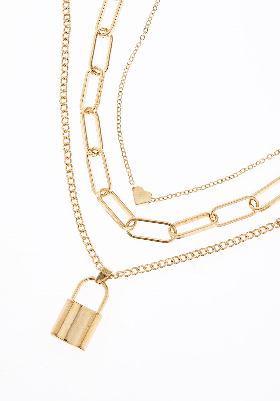 3 piece layered necklace