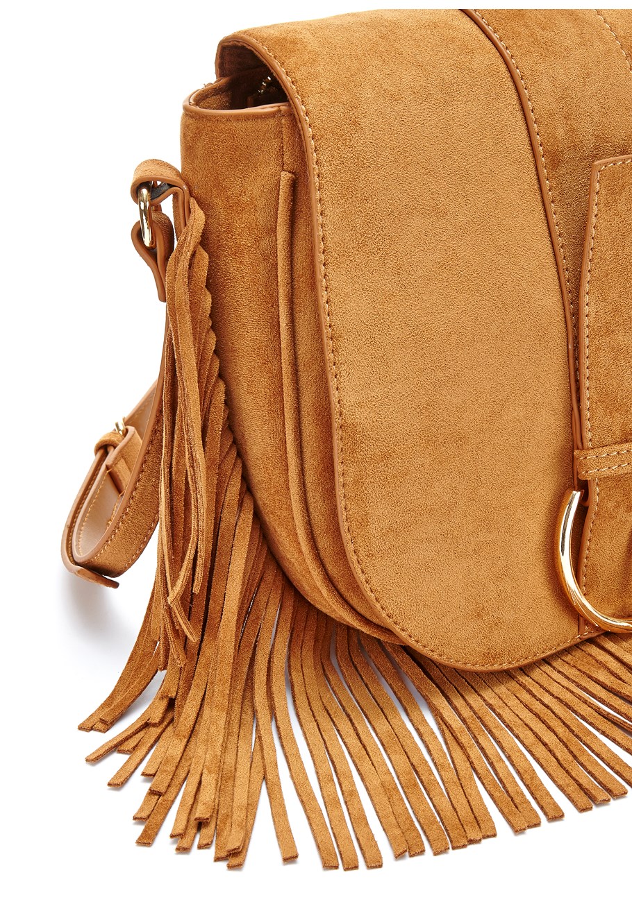 faux suede fringe detail purse 3 faux suede fringe detail purse