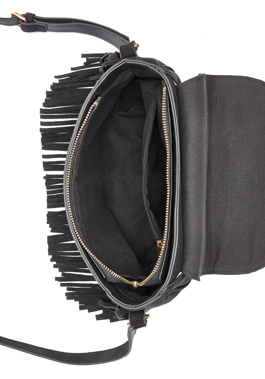faux suede fringe detail purse 8 faux suede fringe detail purse