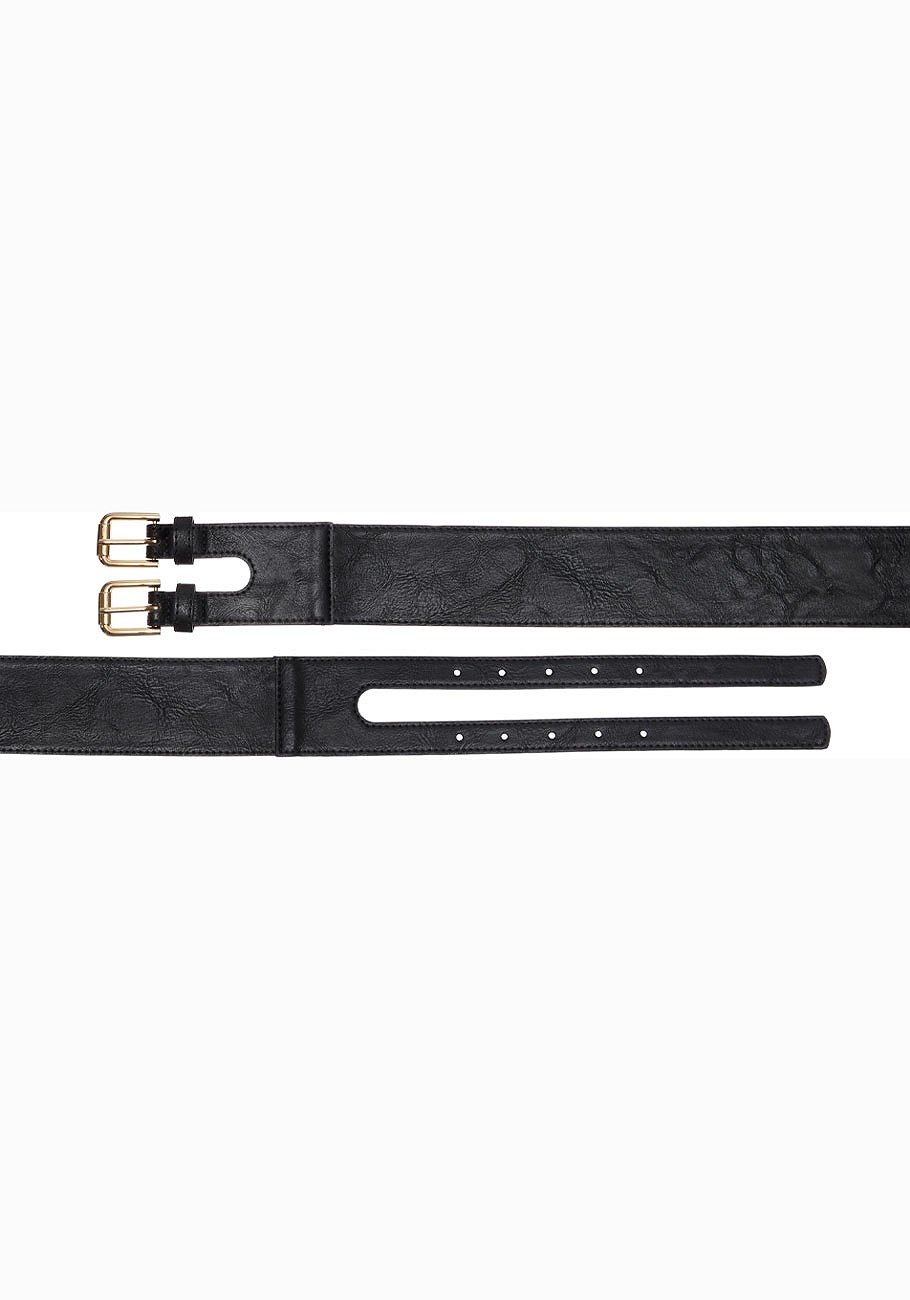 double buckle waist belt