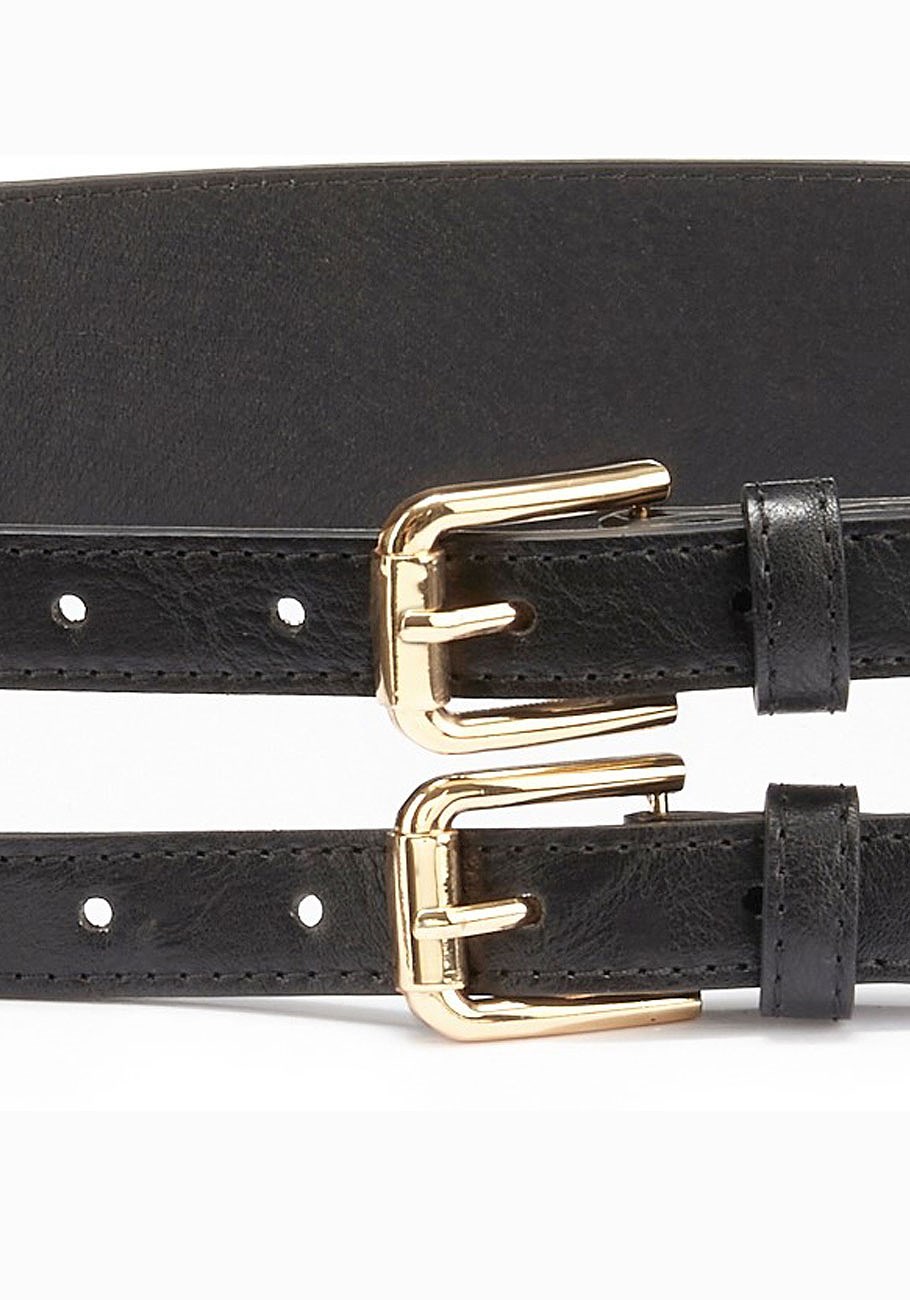double buckle waist belt