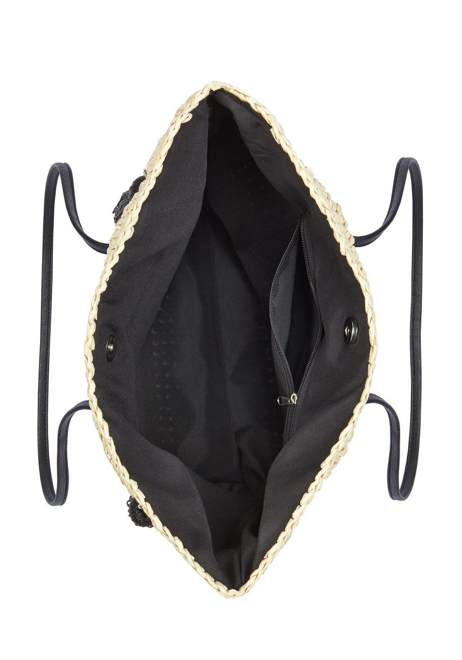 tassel raffia handbag 3 tassel raffia handbag