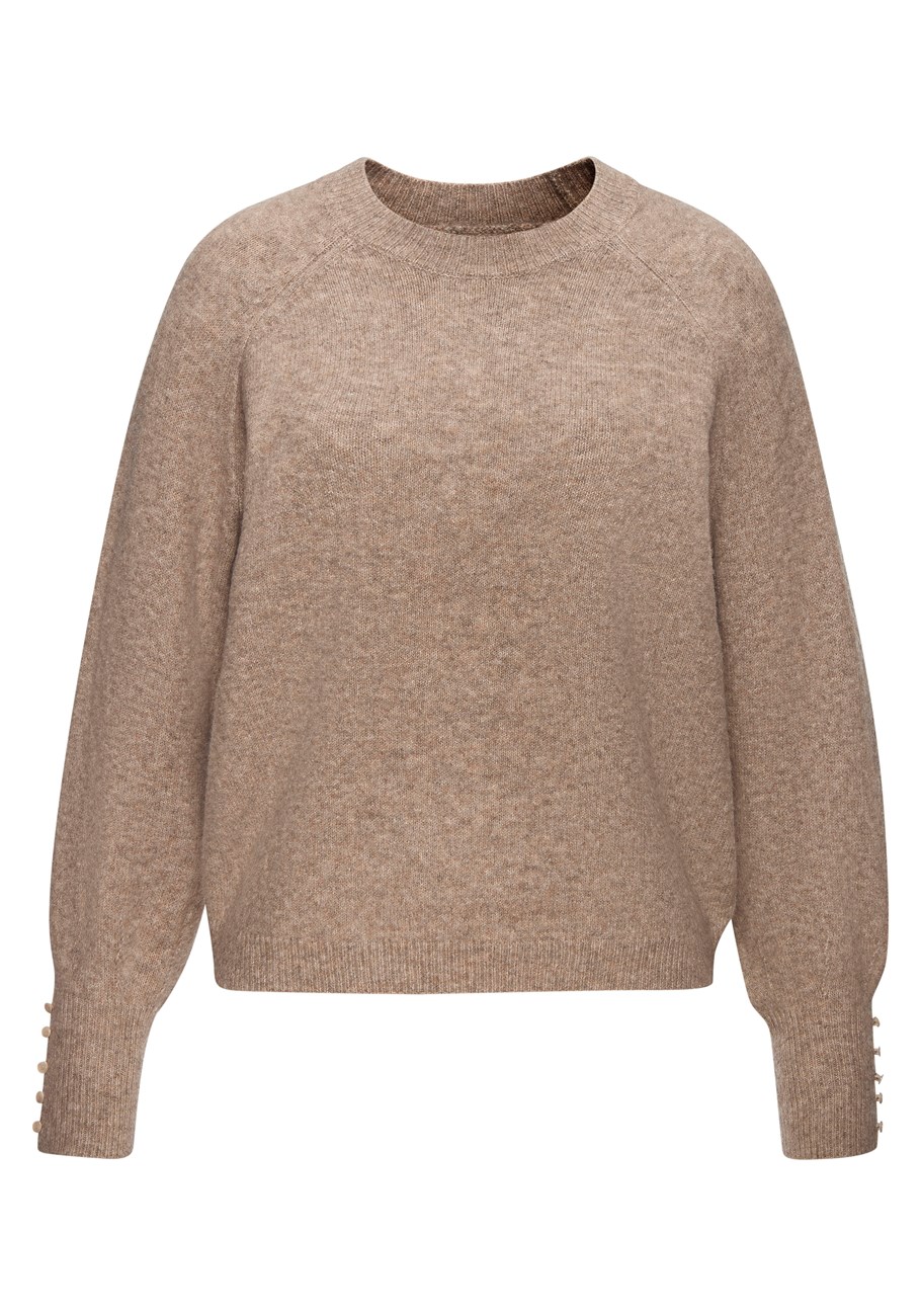 heathered button detail sweater 3 heathered button detail sweater