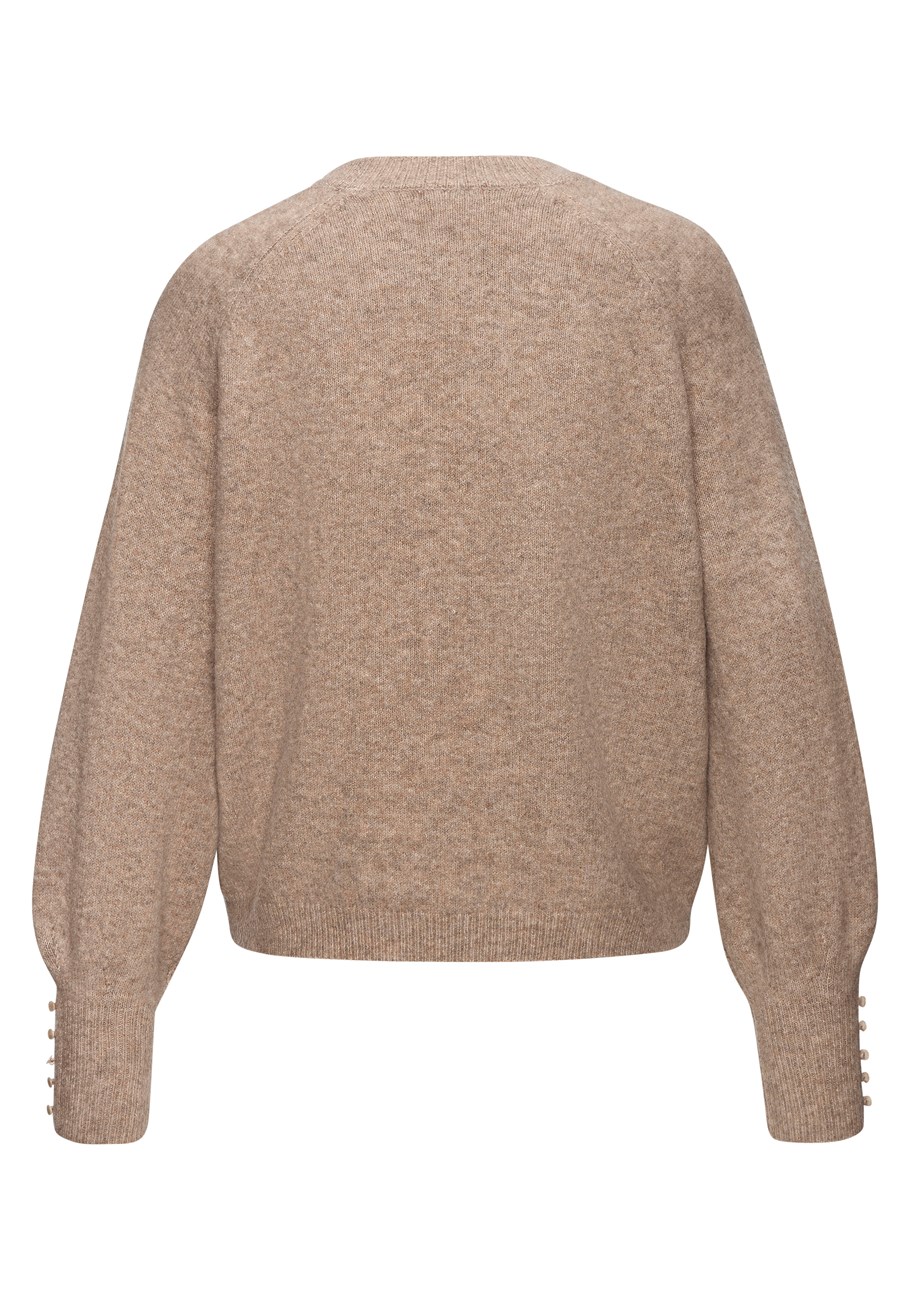 heathered button detail sweater 4 heathered button detail sweater