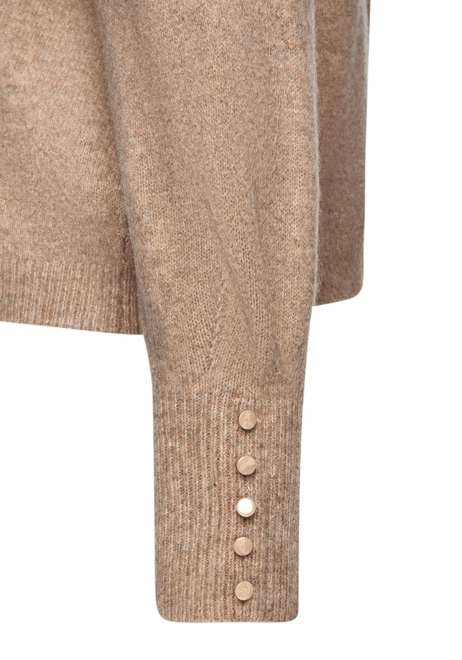 heathered button detail sweater 5 heathered button detail sweater