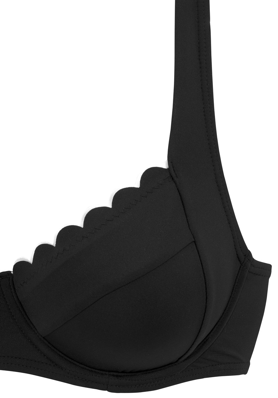 scalloped underwire bikini top 4 scalloped underwire bikini top