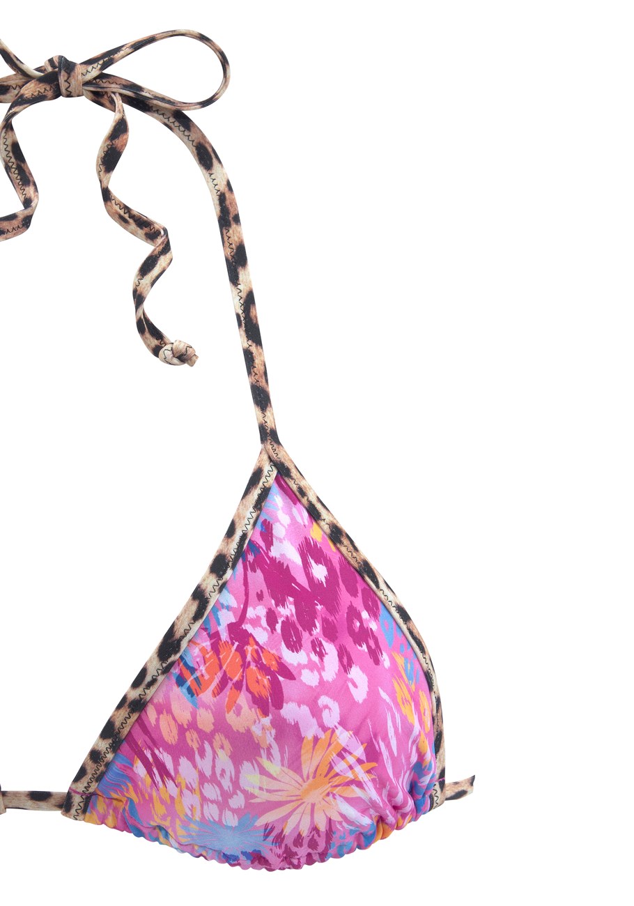 leopard floral triangle bikini top 5 leopard floral triangle bikini top