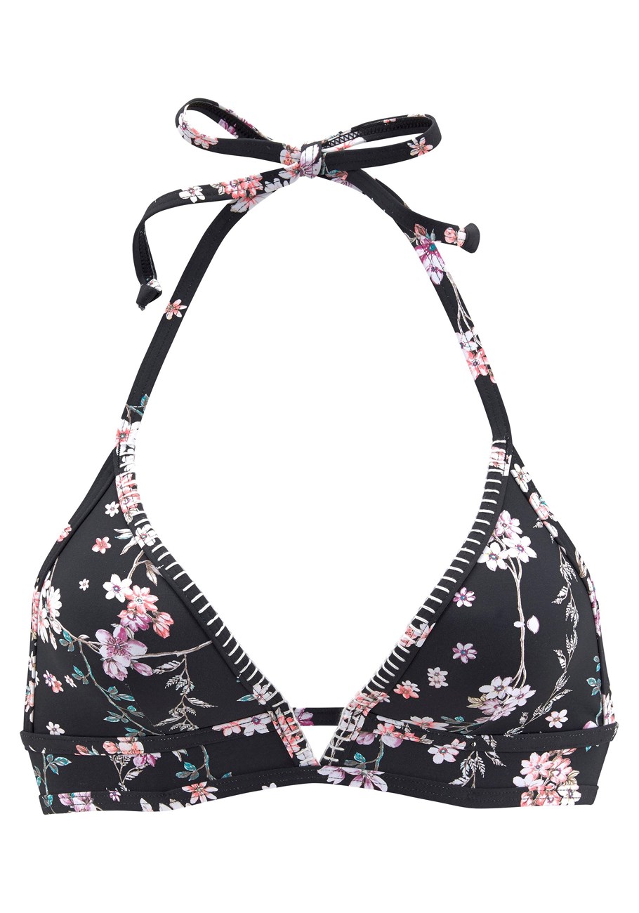 plunge triangle bikini top