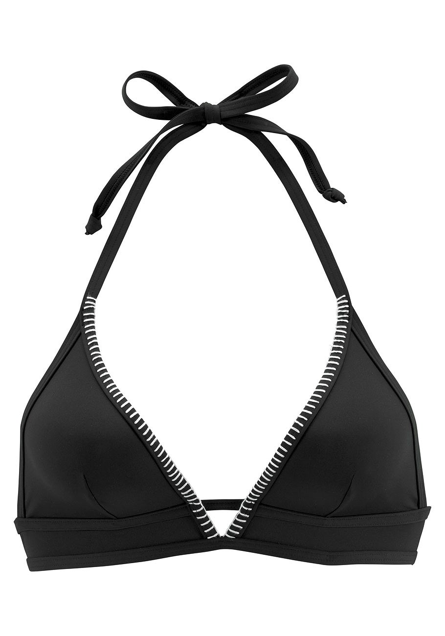 plunge triangle bikini top