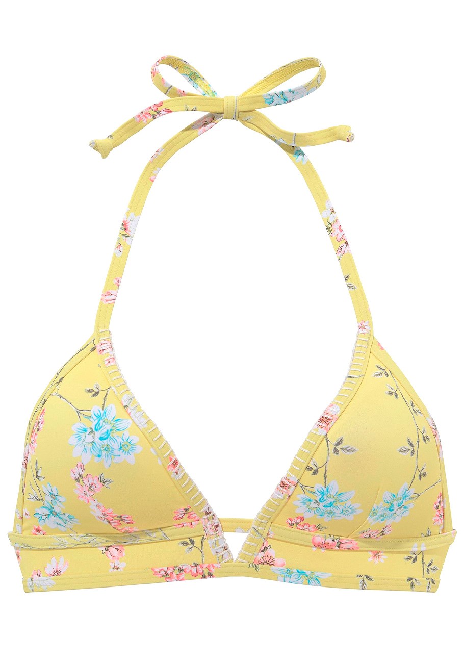 plunge triangle bikini top