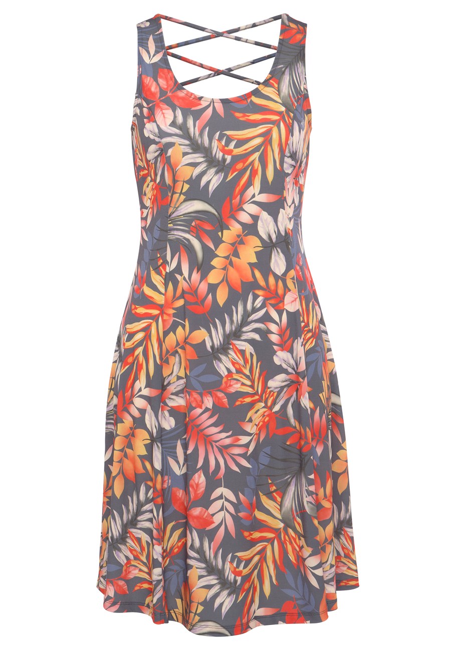 strappy back print dress 8 strappy back print dress