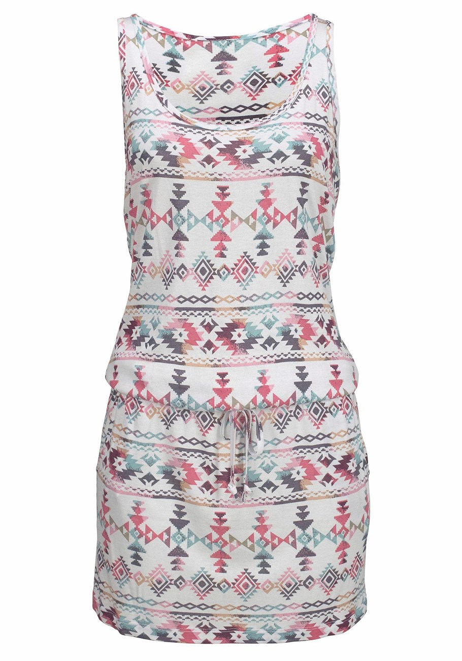 patterned tank dress