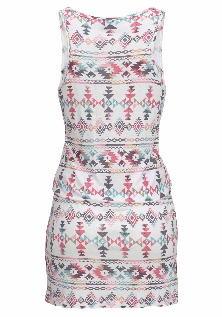 patterned tank dress