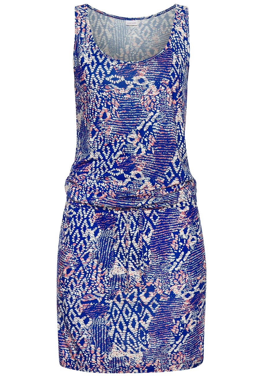 patterned tank dress