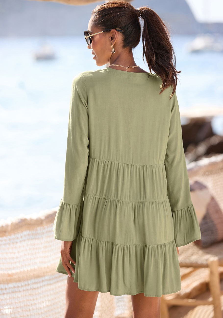 flowy flared sleeve dress 32 flowy flared sleeve dress