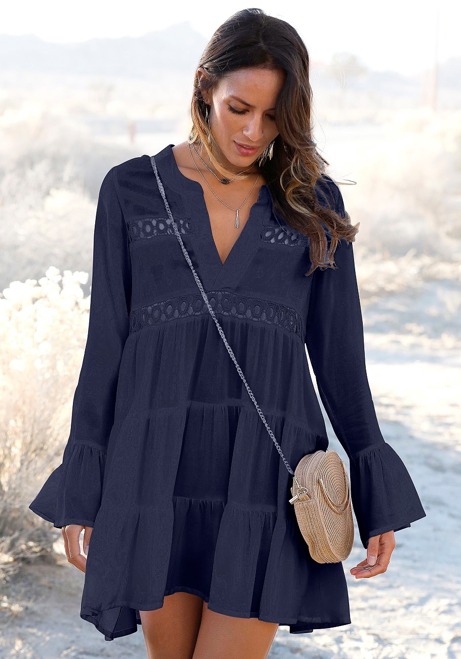 flowy flared sleeve dress 36 flowy flared sleeve dress