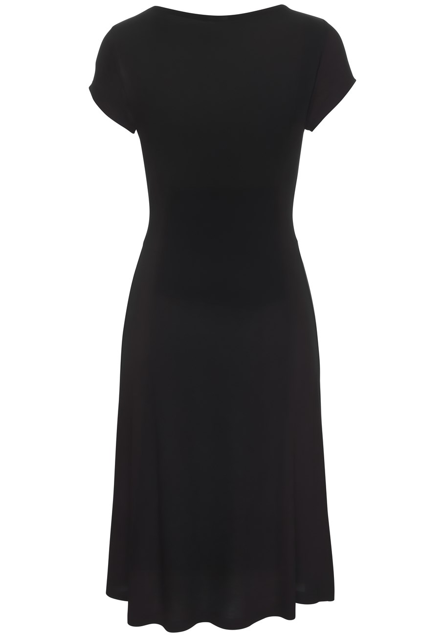 short sleeve v-neck dress