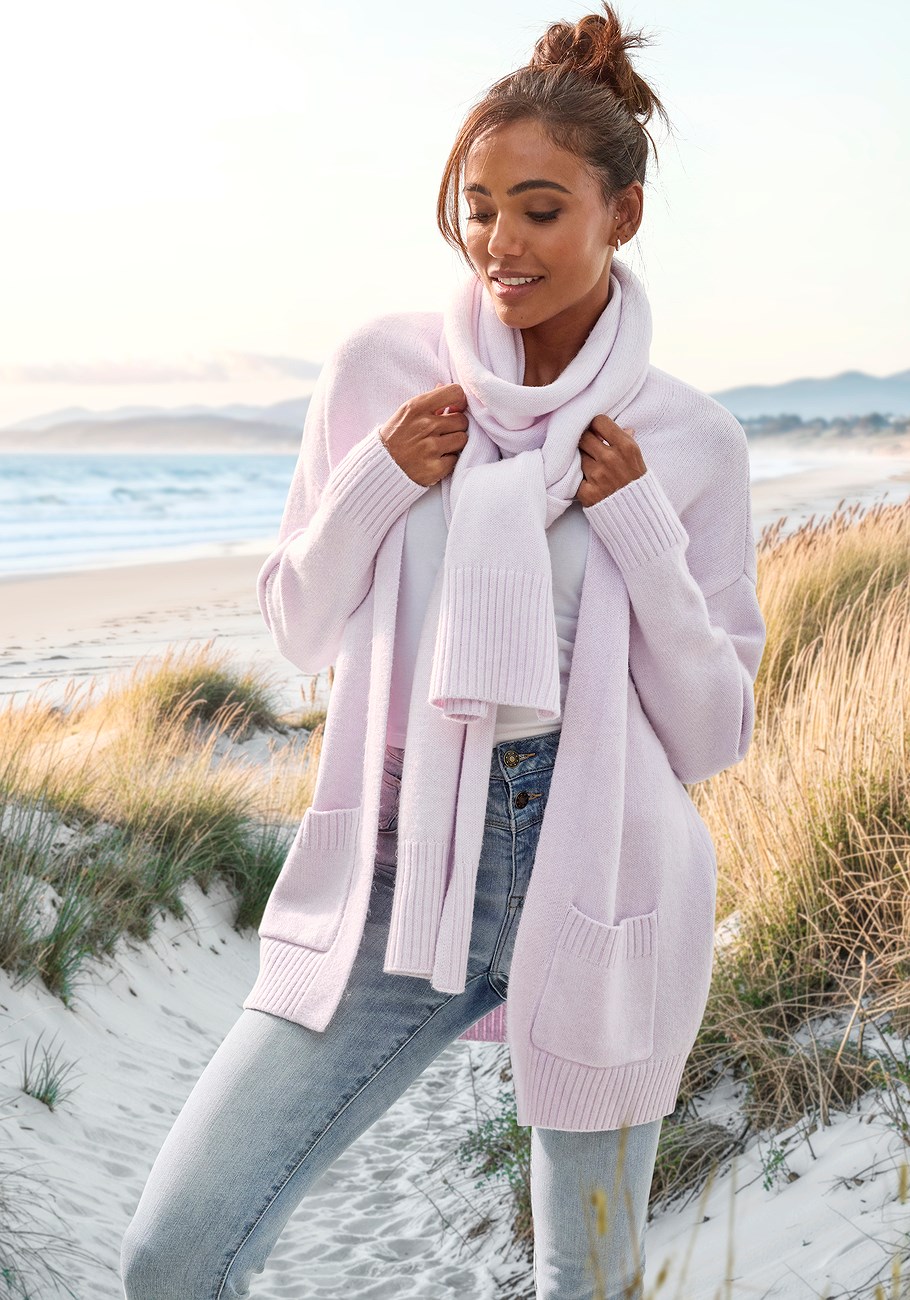 cardigan & scarf set