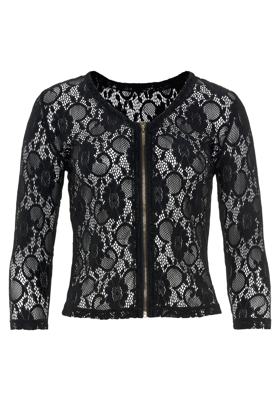 floral lace zip jacket 4 floral lace zip jacket