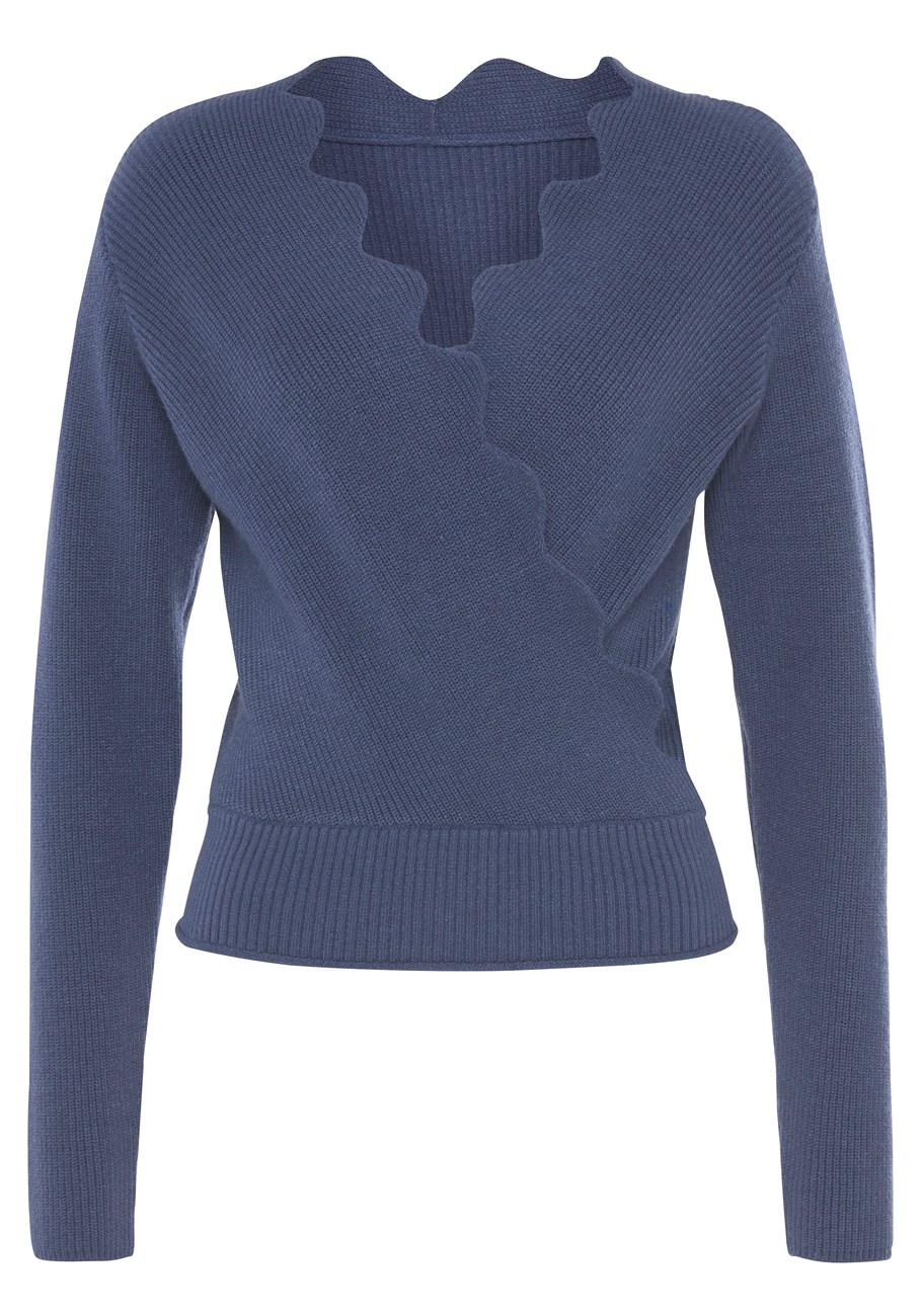 scallop v-neck sweater 13 scallop v-neck sweater
