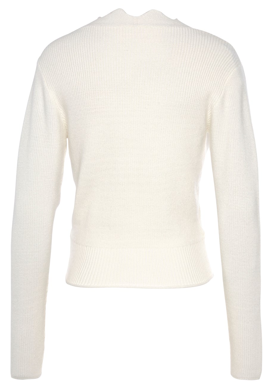 scallop v-neck sweater 19 scallop v-neck sweater