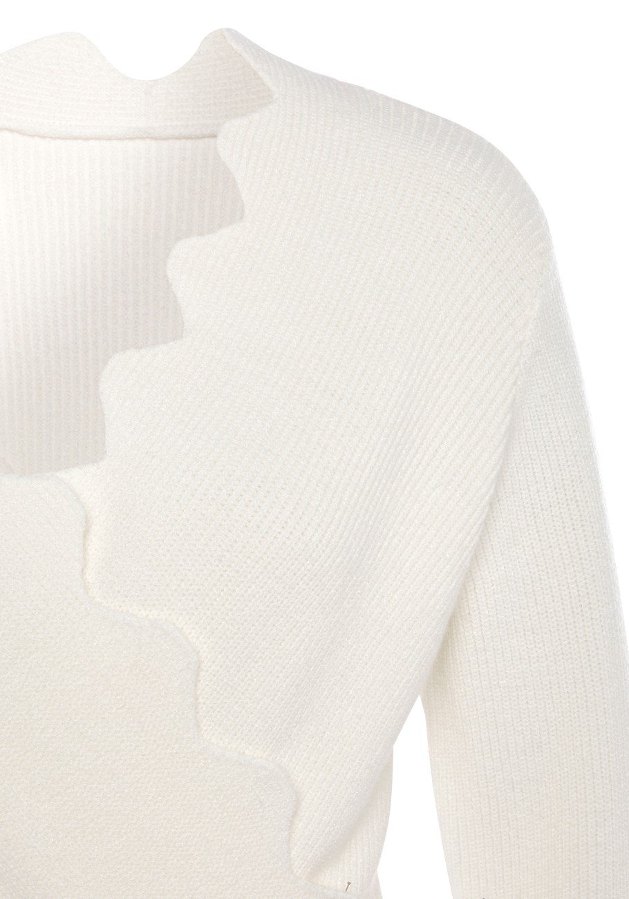 scallop v-neck sweater 20 scallop v-neck sweater