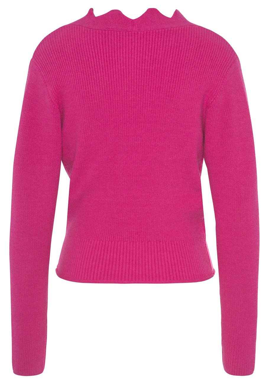 scallop v-neck sweater 9 scallop v-neck sweater