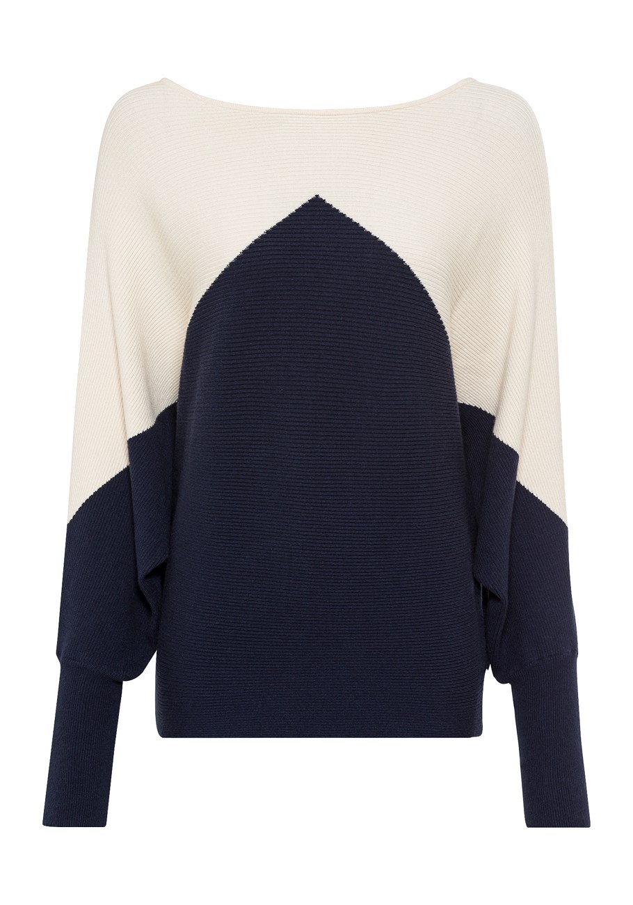 color block ribbed knit sweater 24 color block ribbed knit sweater