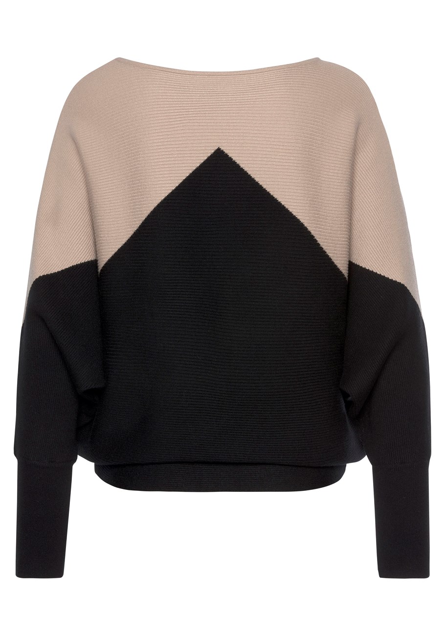 color block ribbed knit sweater 4 color block ribbed knit sweater