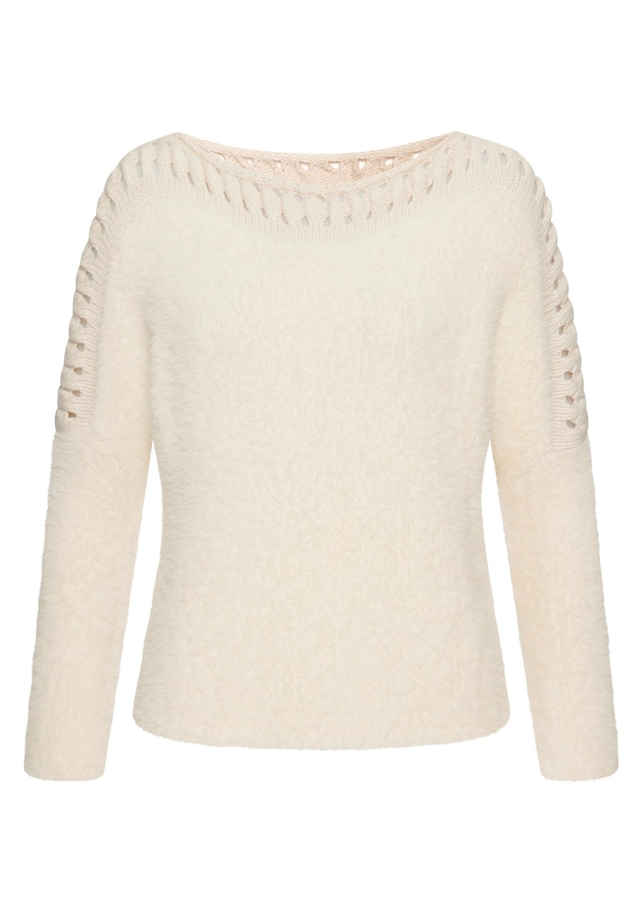 open knit shoulder sweater 3 open knit shoulder sweater