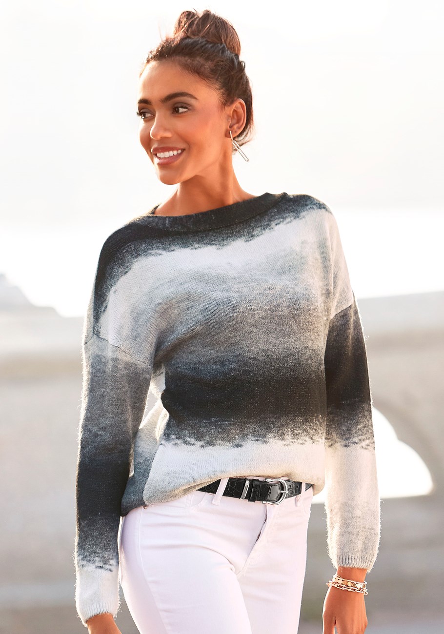 ombre sweater